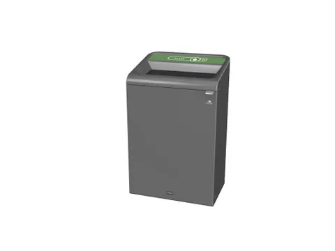 Configure Recyclingstation Paper EN 125 Liter Antraciet Groen