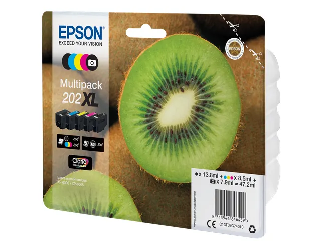 Multipack 5-colours 202XL Claria Premium Ink