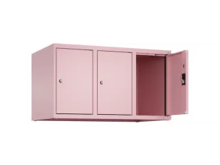 opzetkast,v. locker,3vak.,vak B 300mm,HxBxD 500x900x500mm,cilinderslot - 1