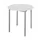 Tafel Rond 80 Cm Frame Antraciet Blad Lichtgrijs