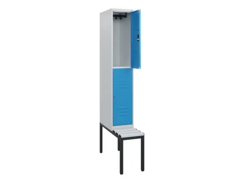 Dubbeldekse dekenkist,HxBxD 1950x300x815mm,1x2vak.,vak B 300mm