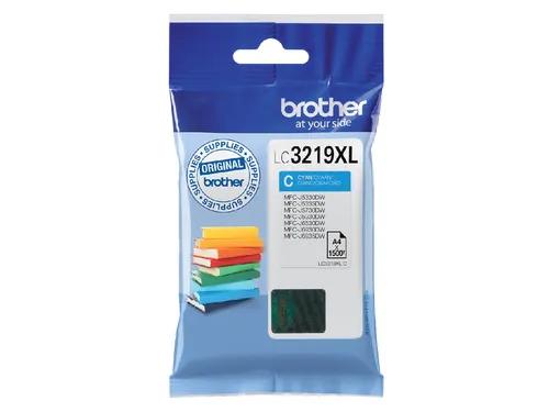 Inktcartridge Brother LC-3219XLC blauw HC