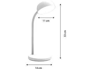 bureaulamp Tamy, wit - 3