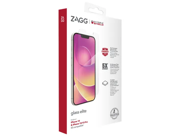 InvisibleShield Glass Elite, Apple, iPhone 17e/16e/14/13/13 Pro, Antib