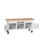 werkbank,HxBxD 830x1750x600mm,multiplexblad,uitrusting: 2laden,2kasten