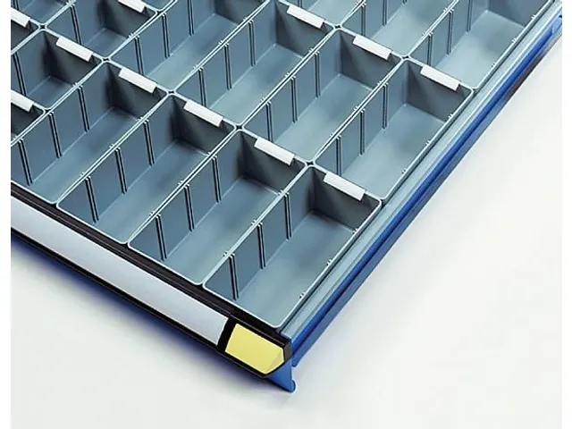 set inzetbakken,27bakken,v. front H 50mm,B 900mm