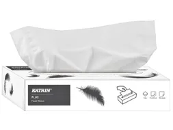 Facial tissue's Katrin 11797 2-Laags wit doos à 100 stuks
