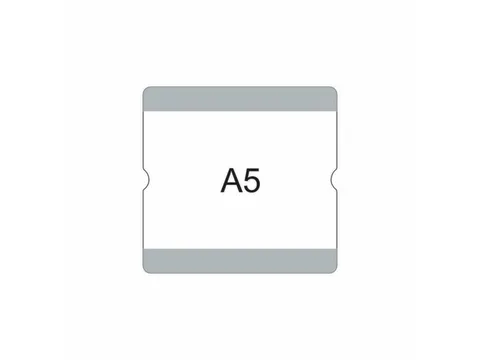 beschrijfbare hoes,markering HxB 216x231mm,PVC,grijs