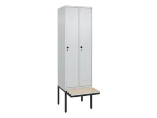 locker voor scheiding van kleding,HxBxD 2120x600x815mm,2vak - 1