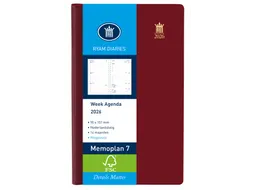 Agenda 2027 Ryam Memoplan 7 Suprema ringplasic 7dagen/2pagina's bordea