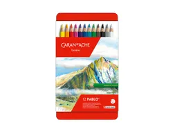Kleurpotloden Caran d'Ache Pablo assorti blik à 12stuks
