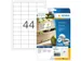 Etiket HERMA Power 10914 48.6x25.4mm wit 1100 stuks