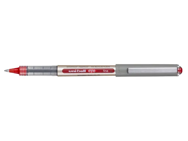 Rollerpen Uni-ball Eye eco 157E Medium rood 0.5 mm