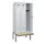 locker met bank,HxBxD 2120x900x815mm,3vak,vak B 300mm,cilinderslot