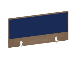 baliepaneel,v. bureau,aanbouw achter,B 1000mm,NT-cherry,BN6016-blauw - 1