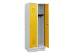schoollocker,HxBxD 1630x600x500mm,2vak,vak B 300mm,cil.-slot,sokkel
