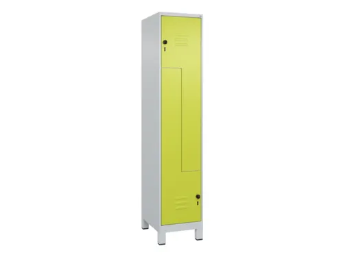 Z-garderobekast,HxBxD 1950x400x500mm,vak B 200/400mm,draaigrendel