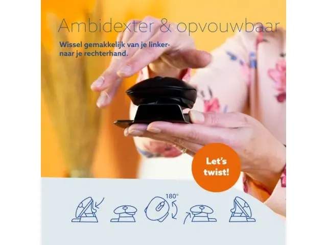Ergonomische muis R-Go Twister Ambidexter Links/Rechts bluetooth