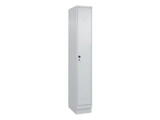 locker,HxBxD 1950x300x500mm,1vak,vak B 300mm,draaigrendel,sokkel - 1