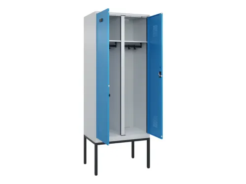 locker voor scheiding van kleding,HxBxD 2120x800x500mm,2vak