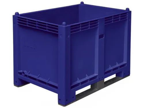 Stapelcontainer Pp Hxbxd 850X1200X800Mm 550 Liter 2Sledepoten Blauw