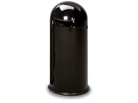 Push Afvalbak Staalplaat 40 Liter Hxd 730x415mm Zwart