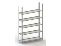 Schroefstelling Basisveld 1850x1252x304mm 5legborden 75kg Verzinkt