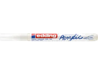 Acrylmarker edding e-5300 fijn verkeerswit - 2