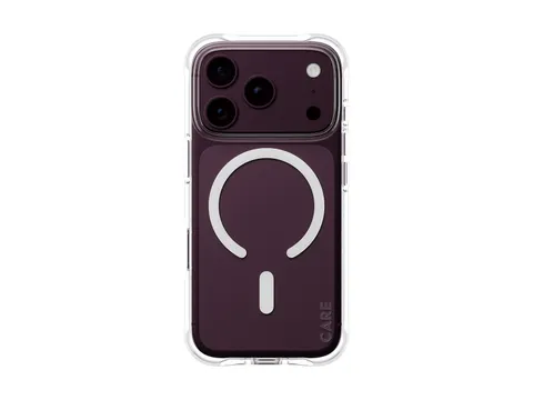 PanzerGlass CARE by Samba Case Transparent w. White MagSafe iPho