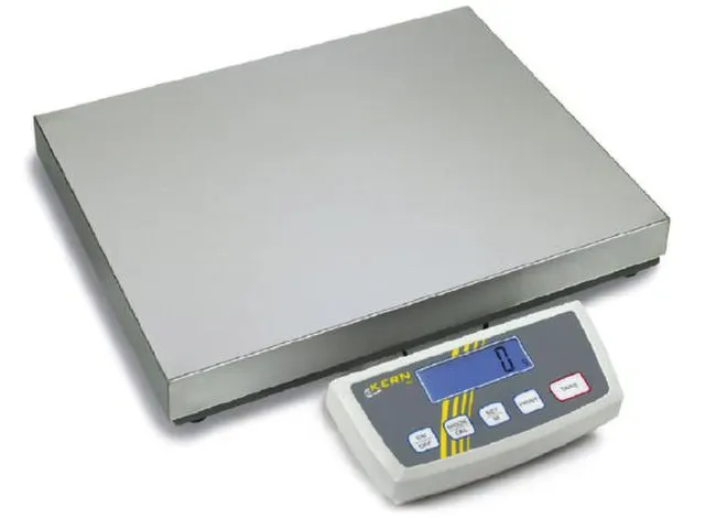 platform-weegschaal,platform BxD 522x406mm,RVS,weegbereik 0-300kg