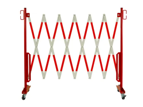 schaarhek,paal HxØ 1000x27mm,HxBxD 1000x0-3600x500mm,paal staal,rood