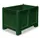 Stapelcontainer Pp Hxbxd 850x1200x800mm 550 Liter 4Poten Groen