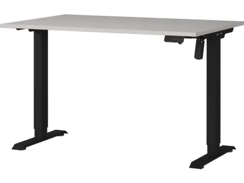 Elektrisch ihv bureau,HxBxD 710-1190x1200x800mm,blad decor kasjmier