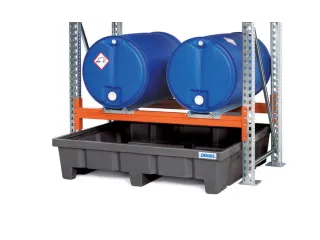 stellingopvangbak,v. palletstelling,v. vak B 1400mm,opvangvol. 315l - 2