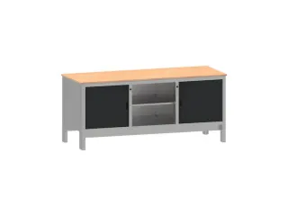 werkbank,HxBxD 870x1850x725mm,multiplexblad,draagverm. 1000kg,4voeten - 2