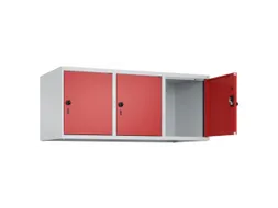 opzetkast,v. locker,3vak.,vak B 400mm,HxBxD 500x1200x500mm