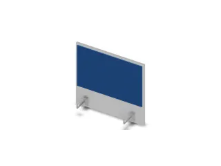 opzetpaneel bureau aanbouw zijkant MP-lichtgrijs BN6016-blauw 600mm - 1
