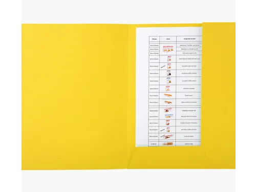 Dossiermap Exacompta Forever A4 2 kleppen 290gr geel