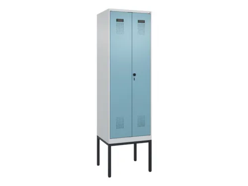 locker voor scheiding van kleding,HxBxD 2120x600x500mm,2vak