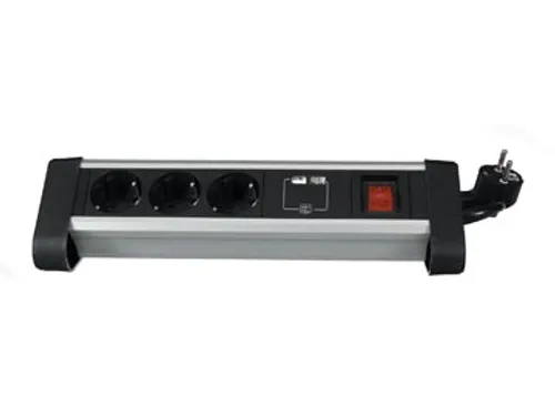 Desktop Contactdoos Zwart Belgie
