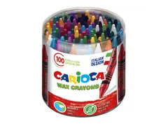 Waskrijt Carioca Maxi pot à 100 stuks assorti
