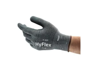 Ansell HyFlex 11-531 snijbestendige handschoenen zwart maat 8 12 paar - 1