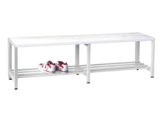 omkleedbank,HxLxD 430x1500x370mm,onderstel RAL7035 - 1