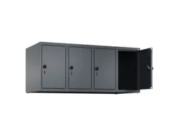 opzetkast,v. locker,4vak.,vak B 300mm,HxBxD 500x1200x500mm