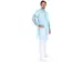 Hygonorm 27406 Bezoekersjassen met drukknopen PP Blauw maat XL