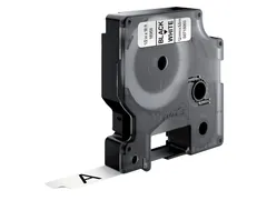 Labeltape Dymo 16955 D1 S718060 12mmx5.5m poly zwart op wit
