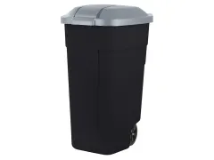 Mobiele container basis 110 liter Zwart