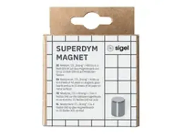 OUTLET magneten Be!board 8 stuks rond 8mm Zilver