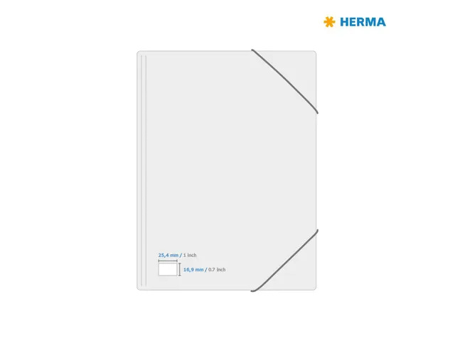 HERMA 4211 Verwijderbare etiketten A4 25,4x16,9mm Wit 2800 stuks