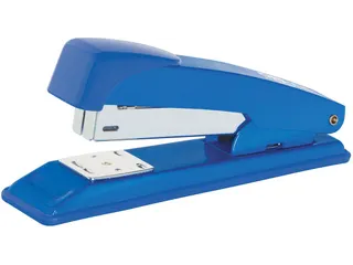 Nietmachine metaal voor nietjes nr. 24/6, 26/6 30 vel 60mm blauw - 2